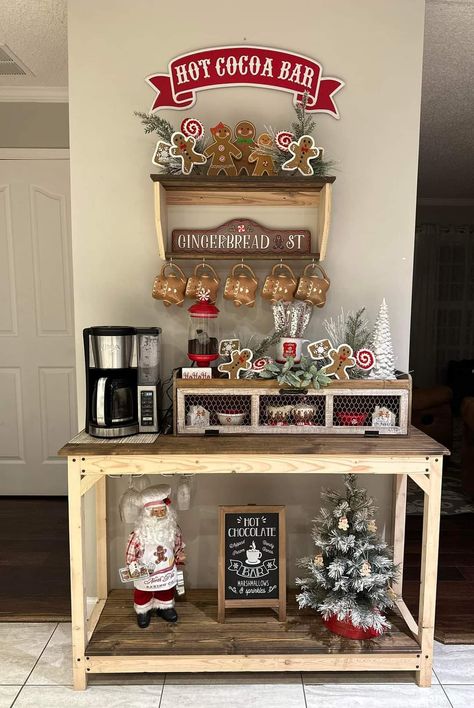 Gingerbread Coffee Bar, Crab Alfredo, Gingerbread Coffee, Cocoa Station, Christmas Extravaganza, Hot Coco, Hot Cocoa Bar, Three Wise Men, Cocoa Bar