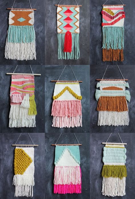 Photo Weaving, Weaving Instructions, Wall Weave, Smile And Wave, Diy Weaving, Weaving Projects, Wire Weaving, Woven Wall Hanging, Weaving Art