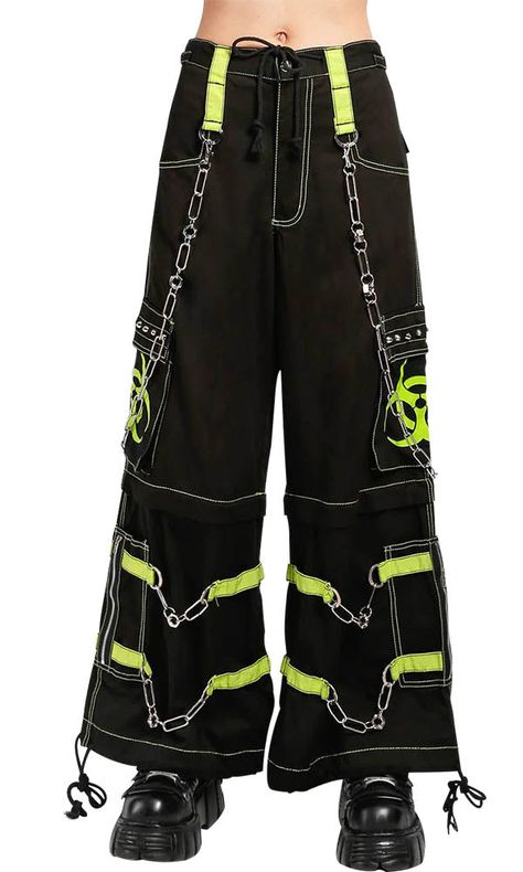 Biohazard | ZIP OFF PANTS Studded Pants, Skull Pants, Zip Off Pants, New York Streetwear, Biohazard Symbol, Tripp Pants, Silly Clothes, Strap Pants, Scene Outfits