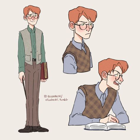 Percy Weasley Fanart, Weasley Fanart, Percy Weasley, Harry Potter Illustrations, Hp Harry Potter, Sketch Photoshop, Art Account, Harry Potter Scene, Illustration Doodle