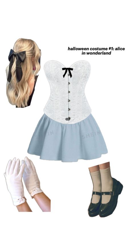 Alice Halloween, Halloween Makeup Clown, Classy Halloween Costumes, Halloween Coustumes, Alice In Wonderland Costume, Pretty Halloween Costumes, Couples Halloween Outfits, Wonderland Costumes, Trendy Halloween Costumes