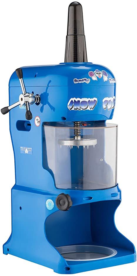 Great Northern Popcorn Company 6062 Snow Cub Ice Shaver, 14L x 17W X 34"H, Blue Slushie Machine, Snow Cone Maker, Hawaiian Shaved Ice, Slush Machine, Snow Cone Machine, Ice Chips, Ice Shavers, Ice Blocks, Snow Cone