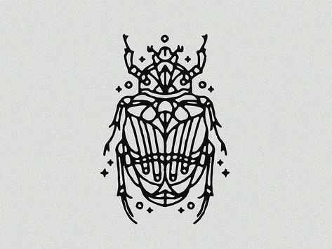 Scarab Beetle Drawing, Scarab Beetle Tattoo, Tony Ciavarro, Bug Painting, Tattoo Stomach, Insect Embroidery, Scarab Tattoo, Moth Tattoo Design, Beetle Tattoo