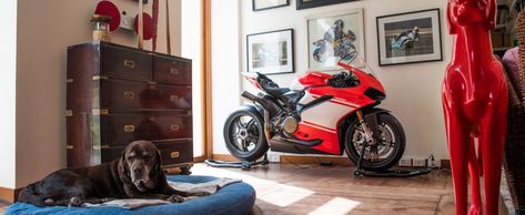 #InConversation with Vikram, India’s first Ducati Superleggera Owner Vibey Rooms, Bmw Motorbikes, Ducati Motorcycle, House Garage, Home Studio Setup, Motorcycle Decor, Living Room Setup, Motorcycle Garage, Ducati Motorcycles