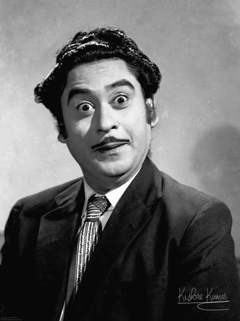 Kishore Kumar Songs, Hindi Old Songs, Old Film Stars, Old Movie Posters, Kishore Kumar, Bollywood Pictures, Retro Bollywood, Indian Star, Legendary Singers