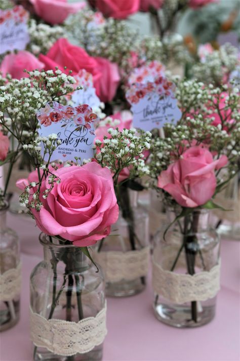 Flower Thank You Gifts, Wedding Favors Ideas, Wedding Centerpiece Ideas, Sweet 16 Party Decorations, Wedding Centerpieces Mason Jars, High End Wedding, Wedding Coasters Favors, First Communion Decorations, Wedding Anniversary Decorations