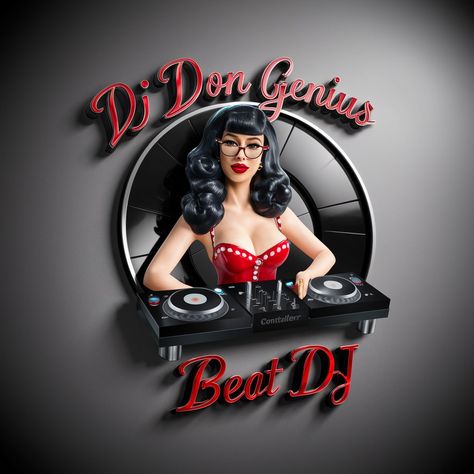 Dj Don Genius Best Logos Designs Rolling #bestgraphicdesign #bestLogoDesigner Best Logos, Dj, Quick Saves, Logos