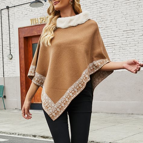 Cape sweater outfit