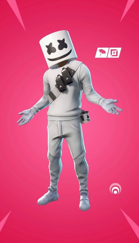 Peely Fortnite Wallpaper, Cool Fortnite Wallpaper, Fortnite Food, Marshmello Costume, Fortnite Sweat Skins, Fortnite Marshmello, Fortnite Peely Skin, Fortnite Character, Marshmello Dj