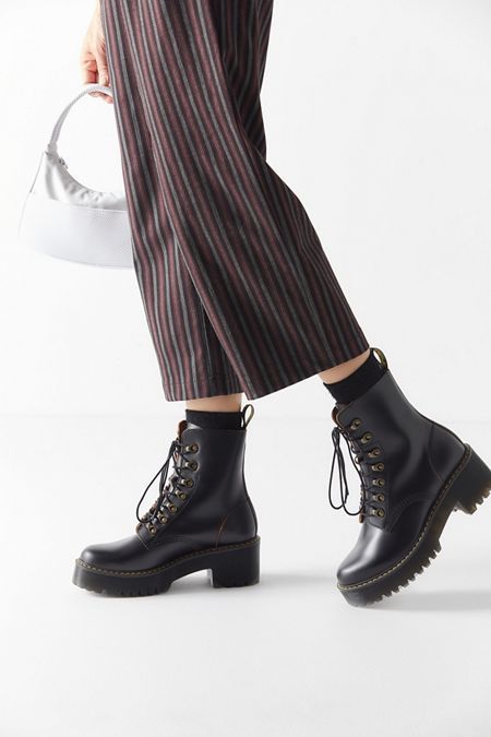 Dr. Martens Leona Vintage Smooth Boot Dr Martens Leona, Red Doc Martens, Doc Martens Outfits, White Doc Martens, Doc Martens Style, Doc Martens Outfit, Shoes Dr Martens, Doc Martens Boots, Army Boots