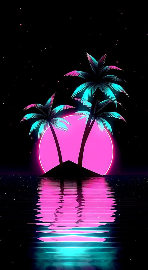 Iphone Wallpaper Tropical, Pretty Phone Backgrounds, Images Pop Art, Album Cover Wallpaper Collage, Motion Wallpapers, Neon Backgrounds, Iphone Wallpaper Hd Nature, Summer Backgrounds, Neon Aesthetic