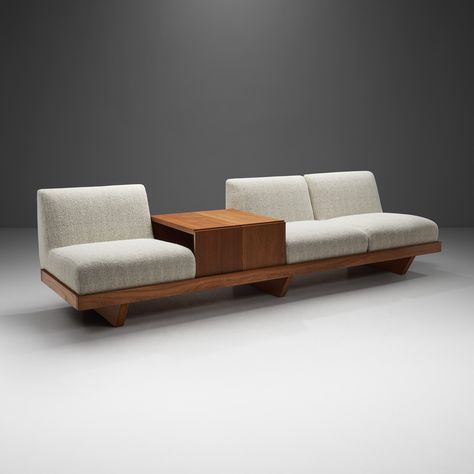 Timber Sofa, Danish Modern Sofa, Wooden Couch, Danish Sofa, Low Sofa, Wooden Sofa Set Designs, Wooden Sofa Designs, Danish Modern Furniture, Minimalist Sofa