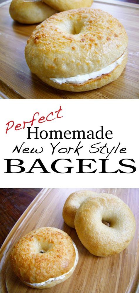 Yep, I said Perfect New York Style Bagels…  and I do mean perfect!! These were my second attempt at homemade bagels. The first was a much simpler recipe, and turned out great bagels. This recipe though, is a perfect copycat of my favorite New York Style bagel shop bagels! I’m sure I will be making...Read More » Tofu Cashew, New York Style Bagels, New York Bagels, How To Make Bagels, Ny Bagel, Bagel Recipe Easy, Bagel Recipes, Black Forest Cake Recipe, Bagel Bread