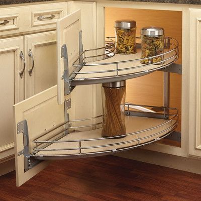 Kitchen Cabinet Dimensions, Corner Cabinet Organization, Organiser Cucina, Blind Corner Cabinet, Kitchen Cabinetry Design, Glass Shelving, Corner Storage Cabinet, Corner Kitchen Cabinet, Kitchen Updates