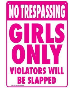 No Trespassing....Girls Only Teen Bedroom Door, Metal Bedroom, Bedroom Door Signs, Door Signs Diy, Door Inspiration, Inspirational Signs, Parking Signs, Bedroom Door, Room Door