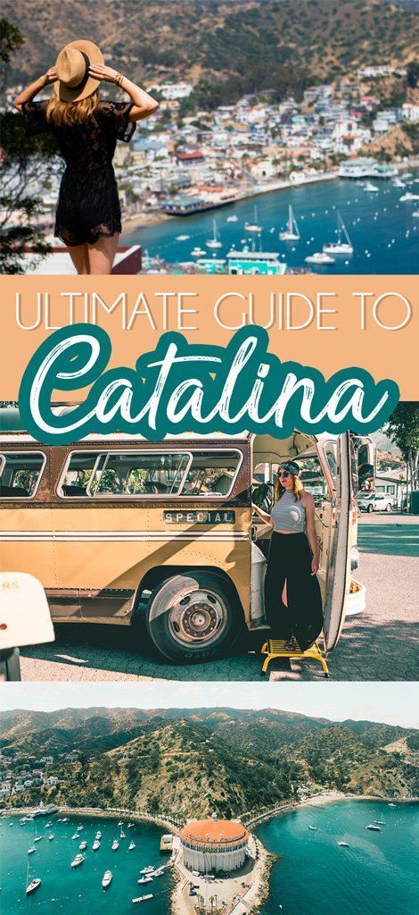 Take a pause in your coastal California road trip to visit Catalina Island off the coast of Southern California. You'll discover lots to do, eat, and see not to mention interesting history and the hot spot for celebrities in the Hollywood glam days! Day Trip To Catalina Island, Catalina Island Day Trip, Catalina California, California Bucket List, Kat Diy, Cali Trip, Travel California, Coastal California, Travel Destinations Bucket Lists