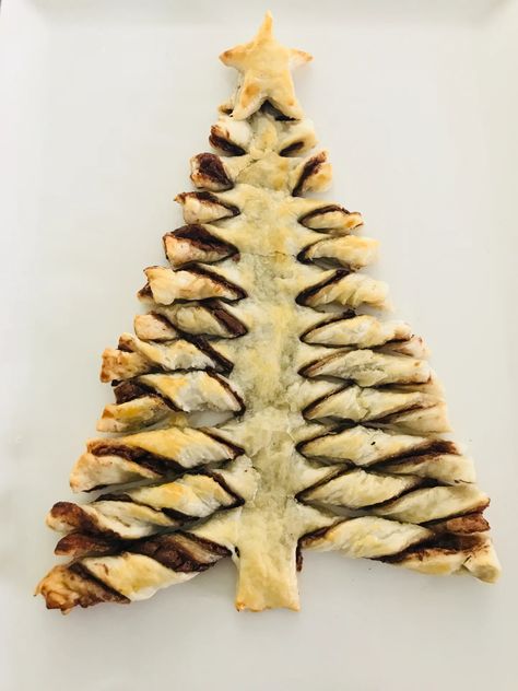 A Nutella Pastry Christmas Tree – Lady Lair Pastry Christmas Tree, Nutella Pastry, Tree Lady, Pastry Christmas, Lady Lair, Pastry Sheets, Cut Out Shapes, Tree Shapes, Holiday Treats