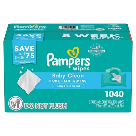 Pampers Wipes, Walmart Clearance, Baby Cleaning Products, Clean Body, Baby Wipes, Alcohol Free, Cool Things To Buy, Free Shipping, Best Deals