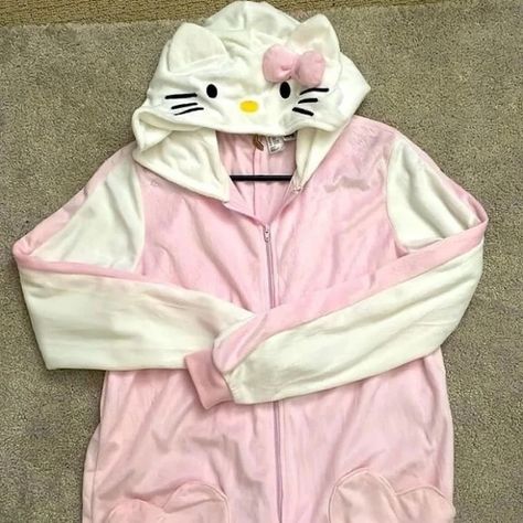 Just found this amazing item on AliExpress. Check it out! $13.39  30％ Off | Cute Cat Hooded Sweater Women's Clothing Girly Style Print Hooded Zip Up Y2K Retro Hooded Sweater Kawaii Clothes Sweatshirt Matching Hello Kitty Outfits, Pijama Da Hello Kitty, Onesie Ideas Women, Cute Onesies For Women, Matching Hello Kitty Pajamas, Hello Kitty Stuff To Buy, Ropa Hello Kitty, Hello Kitty Clothes Aesthetic, Pijamas Hello Kitty