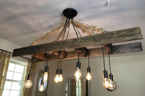 36 Best Kitchen Lighting Ideas and Designs for 2021 Ladder Light Fixture, Ladder Chandelier, Light Fixture Bedroom, Farmhouse Ladder, Rustic Cottage Style, Best Kitchen Lighting, Indian Doors, Farmhouse Light Fixtures, Edison Bulbs