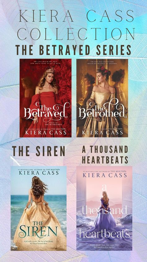 Keira Cass Books, The Betrayed Kiera, The Siren Kiera Cass Fanart, A Thousand Heartbeats, Kiera Cass Books, The Selection Kiera Cass, Kiera Cass, Book Log, The Siren