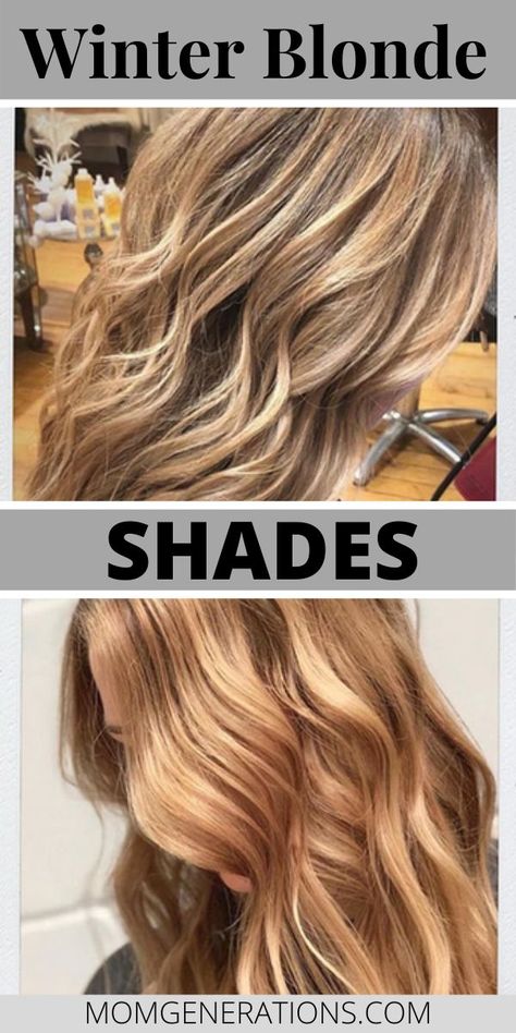 WINTER BLONDE SHADES - SHADES of Blonde for your hair. #Blonde #Hair #BlondeHair Fall Hair Colors For Blonde, Blonde Hair Color For Fall 2023, Honey Blonde Caramel Hair, All Over Golden Blonde Hair Color, Blonde For 50 Year Old, Warm Blonde To Cool Blonde, Fall Low Lights For Blondes, Blonde Fall Hair Color 2023, Blond Shades Of Hair