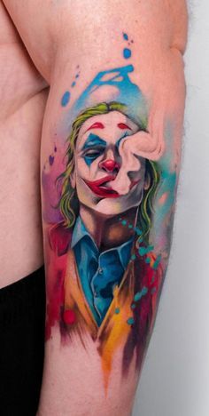 Furthermore, Joker tattoos can also serve as a symbol of triumph over adversity. Many people who have faced challenging life experiences use Joker tattoos to remind themselves of their strength and resilience. Joker Tatoos Ideas, Tato Joker, Joker Tattoos, Baroque Tattoo, Colored Tattoo, Joker Tattoo Design, Colored Tattoo Design, Unique Tattoo Ideas, Realistic Tattoo Sleeve