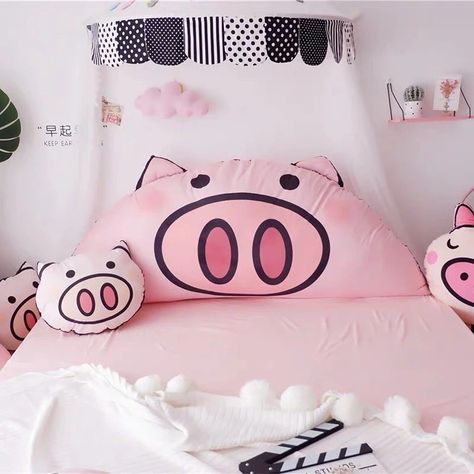 Pig Pillow, Pink Bed, Cuddle Pillow, Cute Piglets, Bed Cushion, Pig Decor, Book Pillow, Mini Pigs