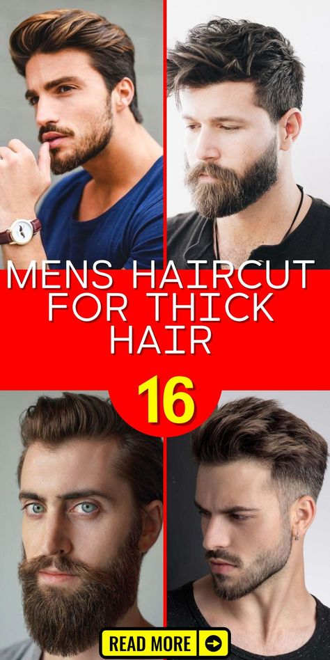 Uncover the perfect men's haircut for thick hair that suits your unique style. From medium frizzy to straight and sleek, our selection of hairstyles provides ideas for men of all ages and preferences, ensuring that your next haircut will leave you looking and feeling your best Hairstyle Men Medium Straight, Mens Hairstyles Short Thick Hair Straight, Haircut Guide For Men, Haircut For Thick Wavy Hair Men, Shaggy Men Haircut, Men’s Hairstyles Thick Hair, Short Men’s Layered Haircut, Thick Haircut Men, Medium Hairstyles For Men Classy