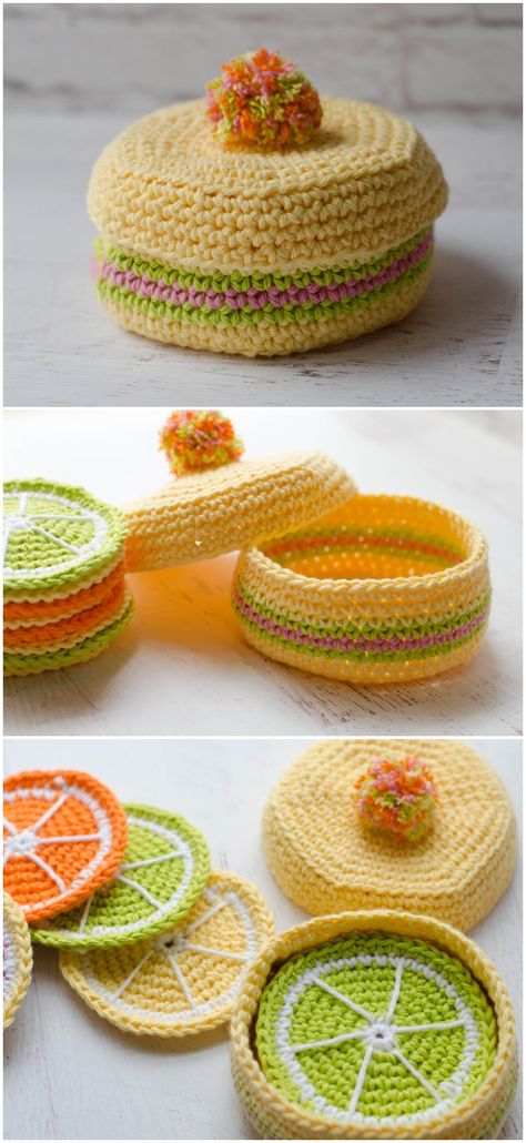 Crochet Cottagecore Decor, Crochet Coaster Patterns, Thoughtful Handmade Gifts, Free Crochet Square, Crochet Coaster Set, Crocheted Coasters, Coaster Patterns, Coaster Crochet, Crochet Coasters Free Pattern