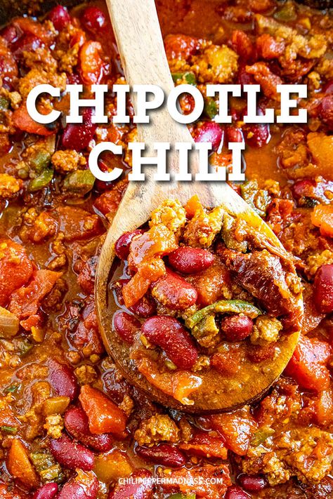 Crockpot Chipotle Chicken Chili, Recipes Using Chipotle Peppers In Adobo Sauce, Adobo Chili Recipe, Chili Adobo Recipes, Chipotle Chili In Adobo Sauce Recipes, Recipes With Chipotle Peppers, Spicy Chili Recipe Crockpot, Chili Recipe Spicy, Southwest Chili Recipe