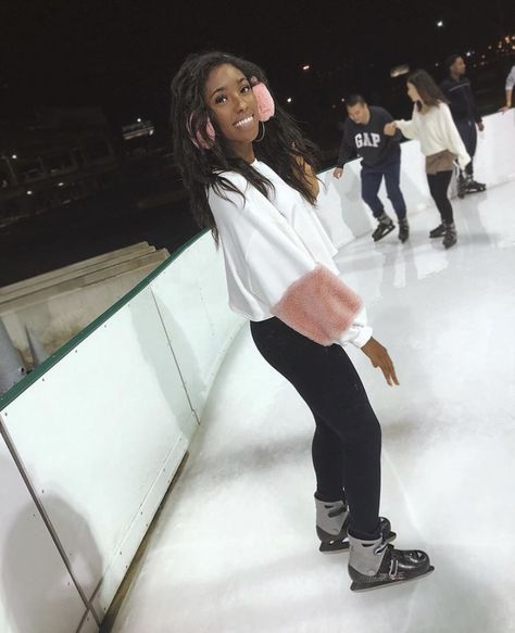 Pink , black girl , ice skating , winter , black women, photoshoot , frozen ice , skiing , snow boarding, black girl travel , 2021 , winter fashion, girly , melanin , melanin poppin , princess Ice Skating Outfit Black Women, Ice Skating Black Woman, Black Women Photoshoot, Girl Ice Skating, Ice Skating Winter, Ice Skiing, Women Photoshoot, Dream Woman, Skating Outfit