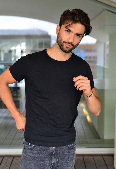 Devran Taskesen, Model Agency, Bearded Men, Mens Hairstyles, Hairstyles, Hair Styles, Mens Tops, Mens Tshirts, Quick Saves