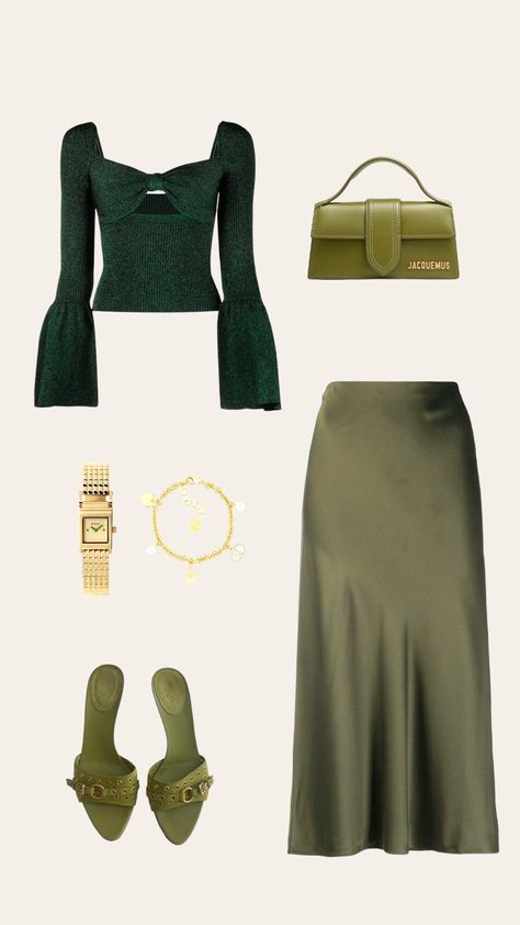 Green Heels Outfit Classy, Green And Navy Blue Outfit, Green Heels Outfit, Navy Blue Dress Outfit, Navy Blue Outfit, Blue Dress Outfits, F1 Wag, Hazel Green, Green Outfits