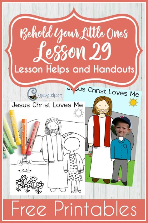 LDS lesson helps for Behold Your Little Ones Lesson 29: Jesus Christ was Resurrected. #nursey #lds cknscratch.com Lds Nursery Easter Ideas, Nursery Lesson Ideas, Lds Nursery Ideas, Lds Handouts, Lds Nursery, Family Home Evening Lessons, Easter Lessons, Lds Lessons, Holiday Lessons