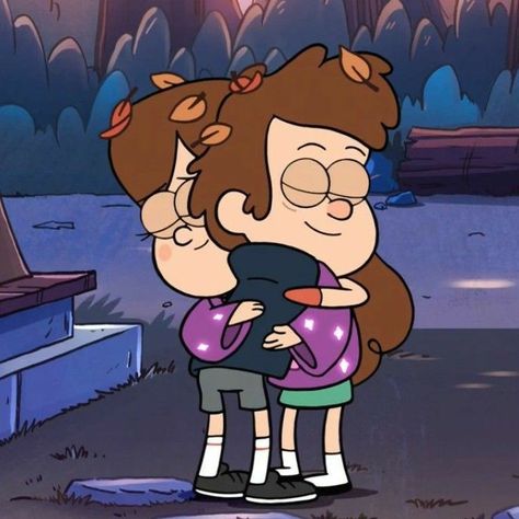 Mabel and dipper<33 Mable Pines, Dipper Y Mabel, Gravity Falls Journal, Gravity Falls Dipper, Dipper And Mabel, Illustration Board, Cap Decoration, Mabel Pines, Fall Camping