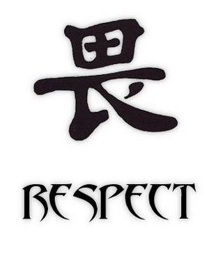 Chinese characters are logograms used in the writing of Chinese and some other Asian languages. Respect Symbol, Kaligrafi China, Chinese Tattoo Designs, Respect Tattoo, Japanese Tattoo Words, Loyalty Tattoo, Chinese Symbol Tattoos, Japanese Tattoo Symbols, Filipino Tattoos