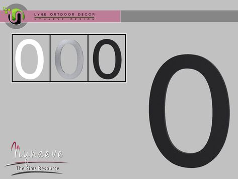 Sims 4 Number Cc, Sims 4 Cc House Number, Sims 4 House Number Cc, Ria Core, Furniture Cc, Cc Shopping, Wall Letter, Mini Office, Sims 5