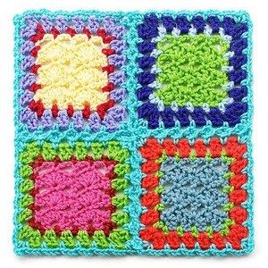 Joining Crochet, Projek Mengait, Joining Crochet Squares, Joining Granny Squares, Crocheted Squares, Motifs Granny Square, Hippie Crochet, Crochet Granny Square Blanket, Crochet Blocks