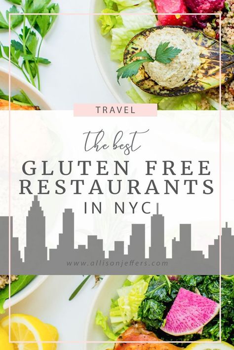 Gluten Free Travel Food, Gluten Free Nyc, Restaurants In Nyc, Gluten Free Travel, Gluten Free Restaurants, New York Food, Best Gluten Free, Gluten Free Living, Free Lifestyle