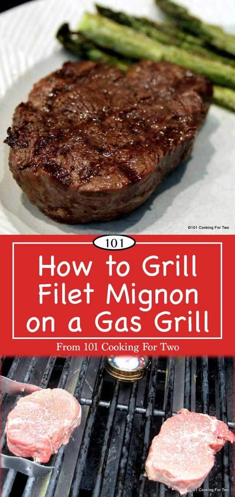 Filet Mignon Recipes Grilled, Steak On Gas Grill, Pork Cooking Temperature, Filet Mignon Recipes, Bbq Pork Ribs, Pork Rib Recipes, Grilled Steak Recipes, Grilled Steak