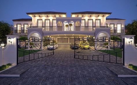 Mansion Aesthetic, Big Mansions, Mansion Exterior, Luxury Exterior, Luxury Houses Mansions, Hiasan Bilik Tidur, Spanish Villa, Mansion Designs, Dream Life House