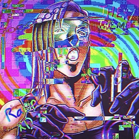 Jojo Playlist Cover, Jojo Y2k, Jojo Core, 2021 Core, Jojo Album, Cybergoth Aesthetic, Adventure Core, Scene Core, Jojo's Adventure