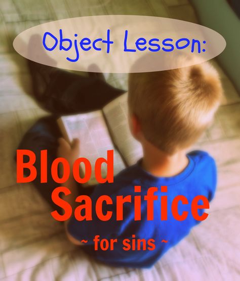 One of the hardest things to explain to a youngster is the blood sacrifice.  Handled poorly, it can sound either pointless or just gross, and you lose the concept of atonement. A great way to teach salvation through Jesus' sacrifice is with an object lesson.  Bonus points: the last step can be added to teach eternal… Sunday School Object Lessons, Youth Lessons, Kids Church Lessons, Bible Object Lessons, Childrens Sermons, Jesus Sacrifice, School Activity, Atonement, Bible Activities