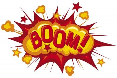 This is an image of the onomatopoeic word Boom.  This website has a huge list of examples of onomatopeia! Teaching Figurative Language, Classroom Videos, 4th Grade Writing, Teaching Videos, 4th Grade Reading, School Videos, Teaching Language Arts, Figurative Language, Reading Classroom