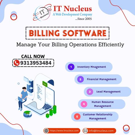 BILLING SOFTWARE 📃 Manage Your Billing Operations Efficiently. ...Contact Us:- +91-9313953484 . . . #billingsoftware billingsoftwares #softwaredevelopment #software #billing #softwaresolutions Software Creative Ads, Lead Management, Billing Software, Cash Loans, Web Development Company, Financial Management, Creative Ads, Customer Care, Human Resources