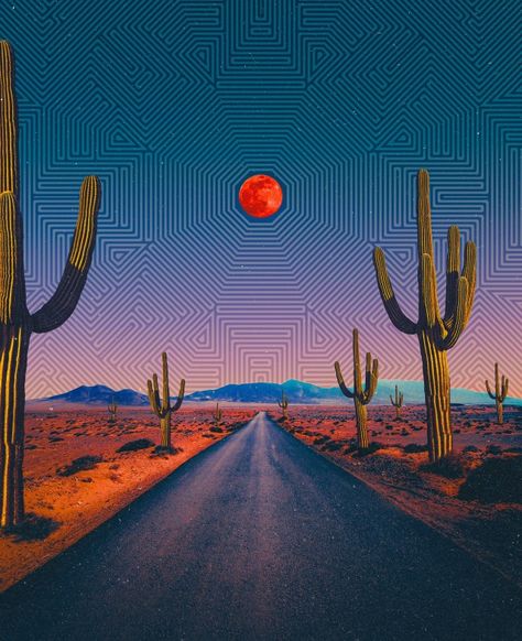 this will kill Scenic Illustration, Gravel Pit, Texas Theme, Desert Scene, Gallery Wallpaper, Dope Art, Retro Futurism, Surreal Art, Album Art