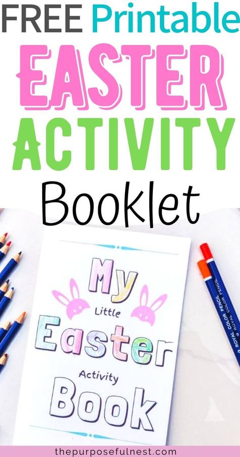 Grab this free printable Easter Activities booklet. It includes coloring pages, a maze, and seek n find game. It is the perfect easter activity for preschool and kindergarten kids. Printable Easter Coloring Pages, Easter Activities For Preschool, Easter Craft Activities, Printable Easter Activities, Easter Crafts Preschool, Easter Activity, Easter Coloring, Easter Games, Easter Printables Free