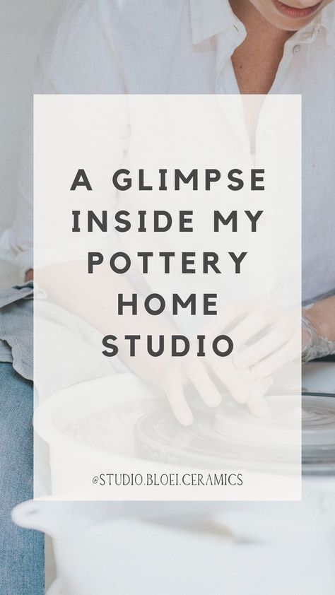 Home Ceramic Studio Ideas, Home Clay Studio, Small Home Pottery Studio Setup, Pottery Tools Storage, Pottery Studio Organization, Pottery Home Studio, Home Pottery Studio Setup, Home Ceramic Studio, Home Pottery Studio