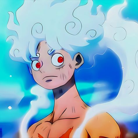 Luffy Gear 5 Pfp, Character With White Hair, Gear 5 Pfp, White Hair And Red Eyes, 0 5 Pictures, Eyes Staring, Joy Boy, Chill Wallpaper, Gang Culture